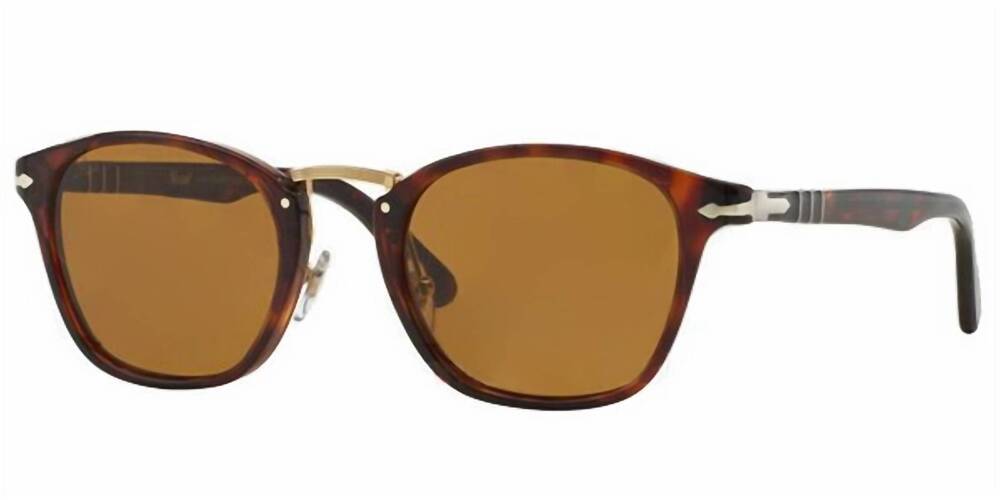 NEW PERSOL men's 0po3110s 24/57 51mm plastic phantos polarized sunglasses in tor